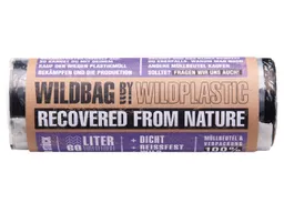Wildplastic Wildplastic Müllbeutel "Wildbag" 60 l aus Recyclingkunststoff, 10 Stk. – Produktbild 1 von 1