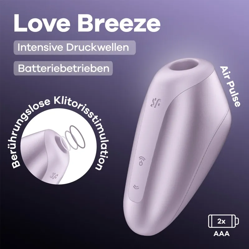 Satisfyer Satisfyer Love Breeze, 10 cm, Flieder, – Produktbild 1 von 1