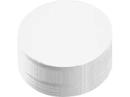 250 Blatt Moderationspapier Kreise 9,5 cm weiß – Produktbild 1 von 1