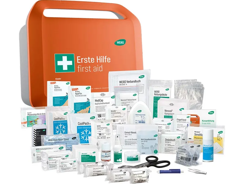 WERO WERO Erste-Hilfe-Koffer "Smart Case" DIN 13157, groß, für Kinder – Produktbild 1 von 1
