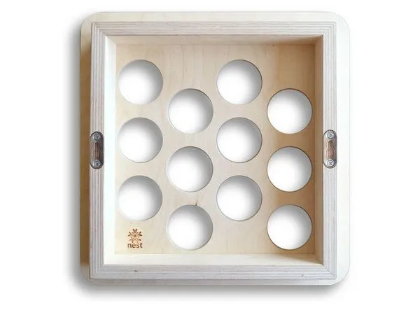 nest-gestaltung nest-gestaltung Gewürzregal habibi mit 12 Gläsern, Grau, – Produktbild 4 von 4