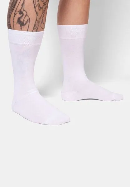 DillySocks DillySocks Socken „One Color Smooth“, Smooth snow white, – Produktbild 1 von 4