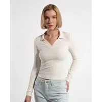 GORG GORG Damen Langarm Bluse aus Bio-Baumwolle & TENCEL Modal, Zartes beige, – Produktbild 1 von 1