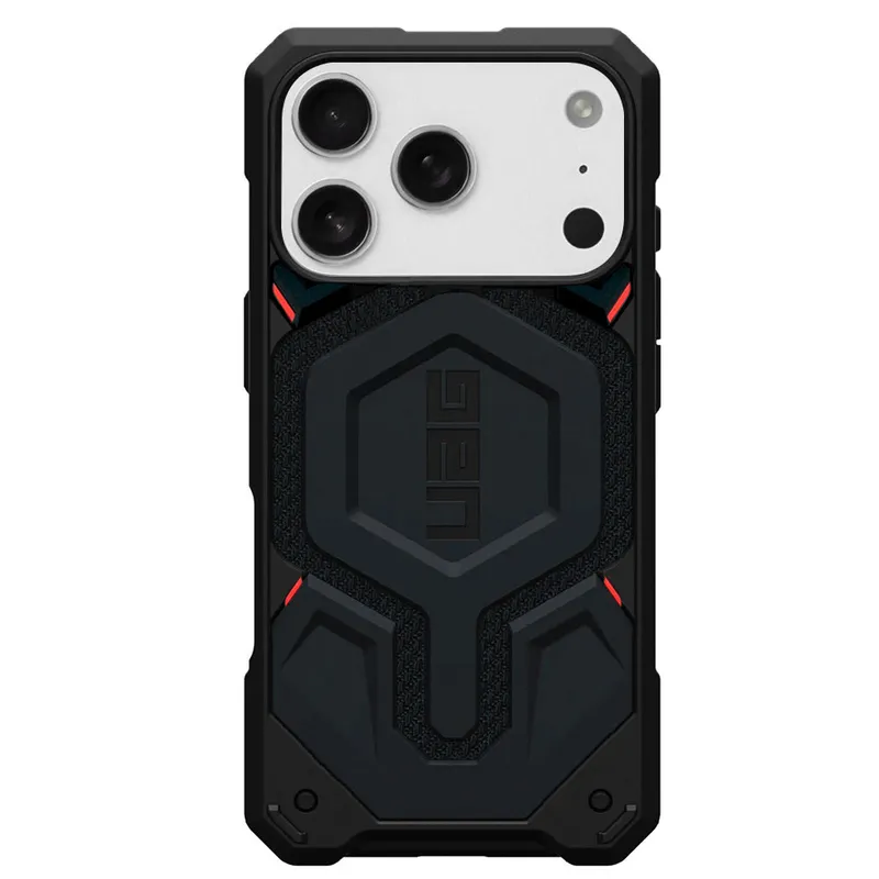 Urban Armor Gear MagSafe Hülle für Apple iPhone 17 Pro Max, Urban Armor Gear, Monarch Pro Kevlar, Schwarz – Produktbild 1 von 1