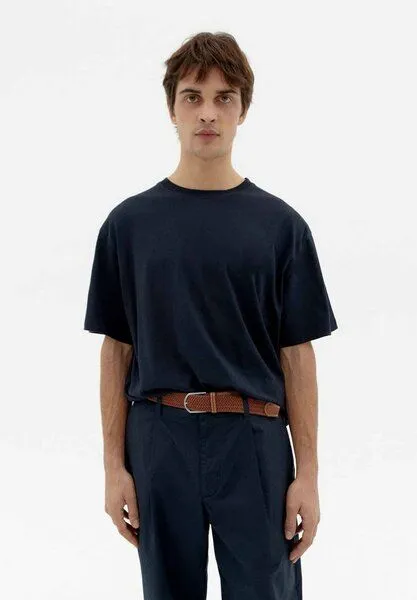 thinking mu thinking mu Herren T-Shirt - Aaron - aus Bio-Baumwolle, Blue, – Produktbild 2 von 4