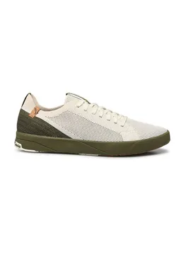 SAOLA SAOLA Herren vegan Sneaker Herren Cannon Knit 2.0 Weiß / Burnt Olive – Produktbild 1 von 1