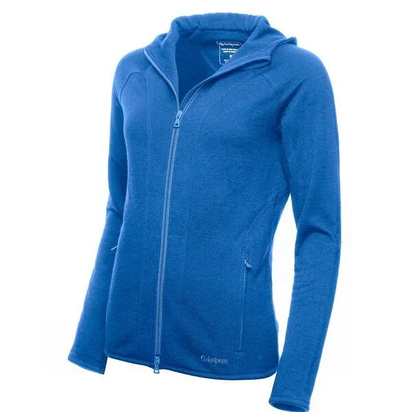 Kaipara - Merino Sportswear Kaipara - Merino Sportswear Merino Hoody Sweat Jacke 270 Damen, Royal, – Produktbild 2 von 3