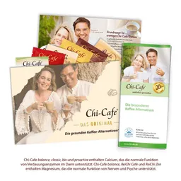 Dr. Jacob's Dr. Jacob's Chi-Cafe Probierpaket ReiChi Kaffee Guarana Reishi-Pilz – Produktbild 1 von 1