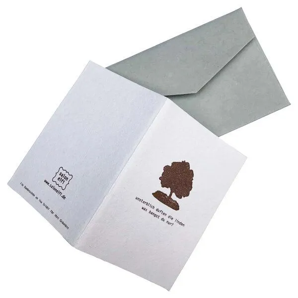 Salon Elfi Salon Elfi Trauerkarten mit berührender Poesie auf handgeschöpftem Papier – Produktbild 3 von 8