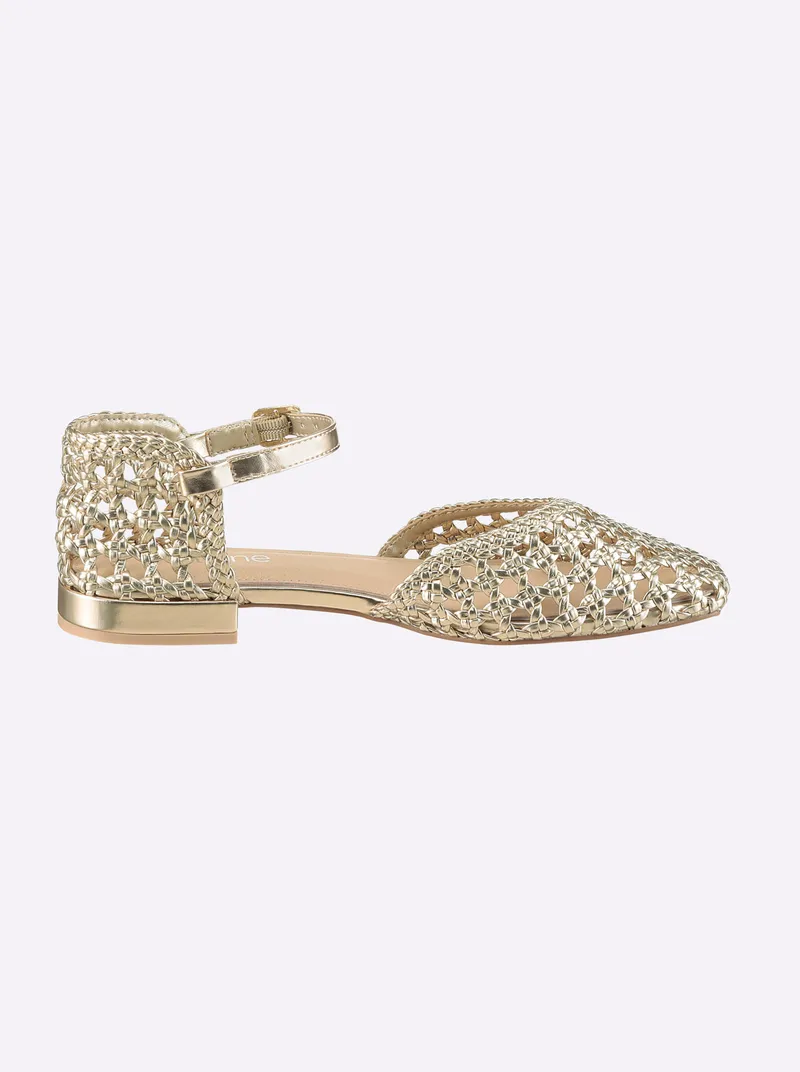 heine Ballerina hellgoldfarben, Hellgoldfarben, – Produktbild 3 von 3