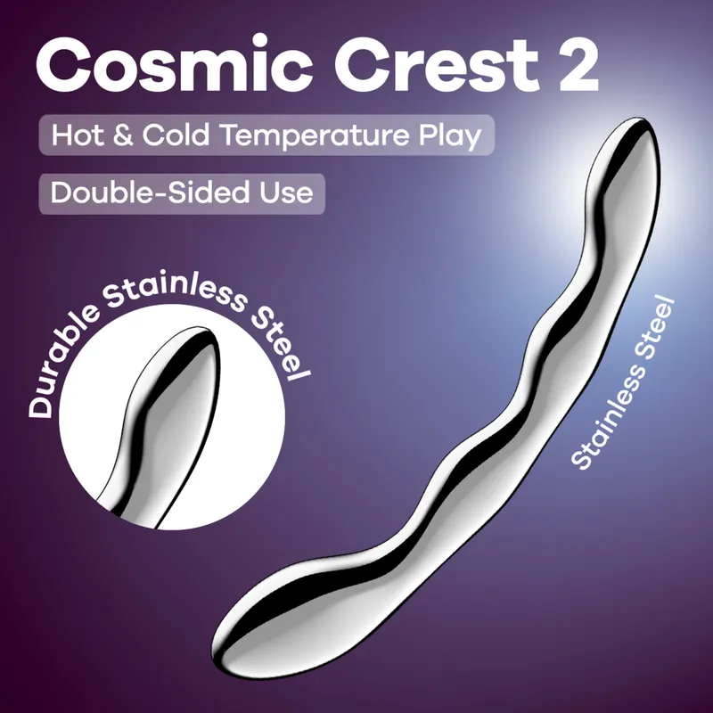 Satisfyer Satisfyer Cosmic Crest 2, 20,5 cm, Silber, – Produktbild 1 von 1