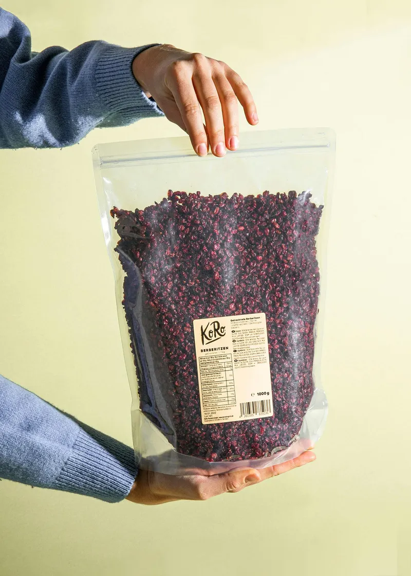 KoRo Berberitzen ohne Zusätze 1 kg – Produktbild 5 von 5