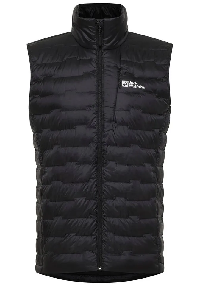 Jack Wolfskin Jack Wolfskin Daunenweste PASSAMANI DOWN VEST M RDS Daunenweste, winddicht, wasserabweisend, Grau, – Produktbild 5 von 5