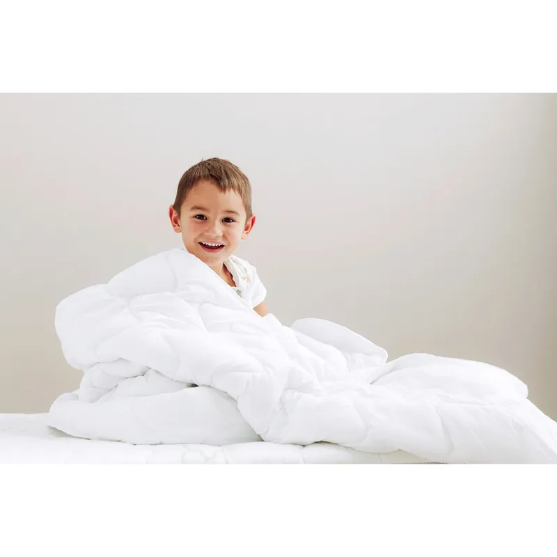 Träumeland Träumeland 2-tlg. Steppbett-Set Märchenweich 80x80 / 135x200 cm 5.5 TOG, Weiss, – Produktbild 2 von 3