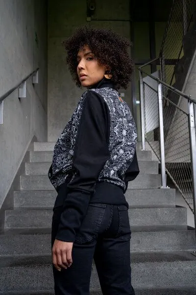 KOKOworld KOKOworld Sweatshirt Okami, Black medina (schwarz), – Produktbild 3 von 4