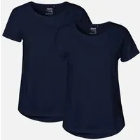 Neutral Doppelpack Neutral® Ladies Roll Up Sleeve T-Shirt, Navy, – Produktbild 1 von 1