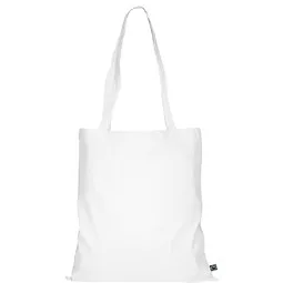 TEXXILLA Fairtrade Baumwolltasche mit langen Henkeln, weiß – Produktbild 1 von 1