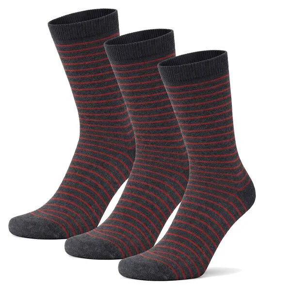 Opi and Max Opi and Max Socken Fuer Herren 12 Paar Bio-Baumwollsocken (98%) GOTS-zertifiziert, Rot, – Produktbild 1 von 2