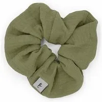 Hutch Putch Hutch&Putch Musselin-Scrunchie • Erwachsene, Basil, – Produktbild 1 von 1