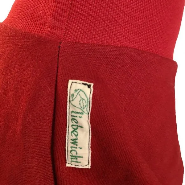 liebewicht liebewicht Yogahose Pumphose Bio Sweat, Rot/rot, – Produktbild 3 von 4