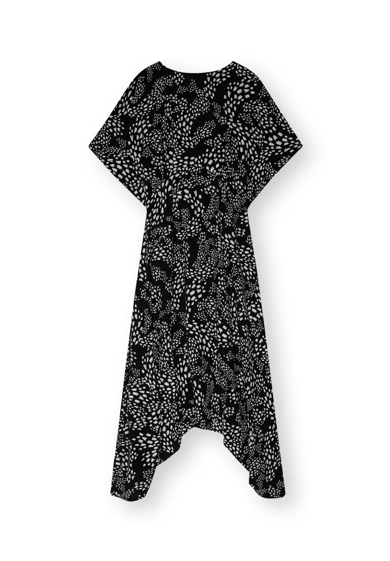 Lovjoi LOVJOI Damen vegan Kleid Odon Stream, Schwarz, – Produktbild 1 von 2