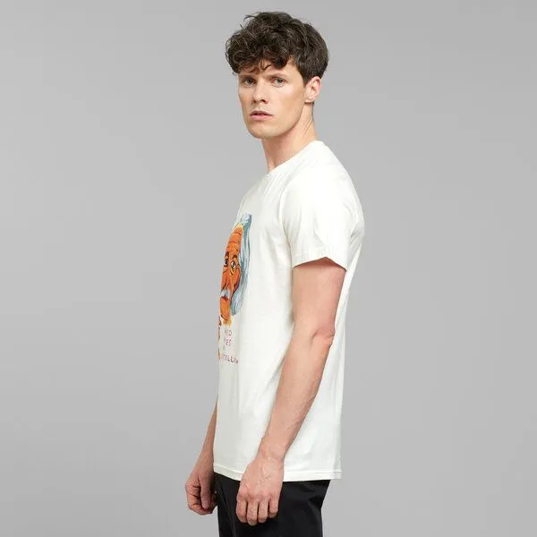 Dedicated Dedicated T-Shirt Stockholm Shrigley Weed, Weiss, – Produktbild 3 von 4