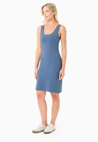 ORGANICATION ORGANICATION DARRIA | Kleid aus Bio-Baumwolle, Light navy, – Produktbild 1 von 2