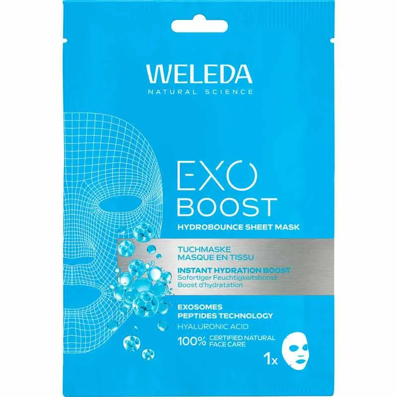 Weleda WELEDA EXO BOOST HYDROBOUNCE SHEET MASK 20 ml Gesichtsmaske – Produktbild 1 von 1