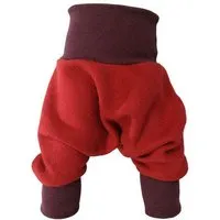 liebewicht liebewicht Yogahose Sarouelhose Pumphose Wolle verschiedene Farben nach Wahl, Rot/weinrot, – Produktbild 1 von 1