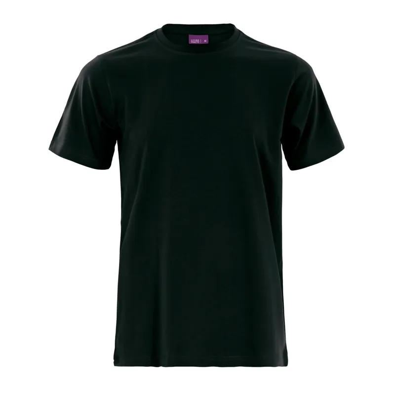 Living Crafts LIVING CRAFTS - Herren T-Shirt - Schwarz (100% Bio-Baumwolle), Nachhaltige Mode, Bio Bekleidung, Schwarz, – Produktbild 1 von 2