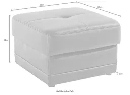 exxpo - sofa fashion Hocker Lotos komfortabler Hocker mit tollen Verarbeitungsdetails – Produktbild 1 von 1