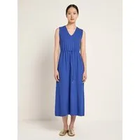 LANIUS LANIUS Maxikleid (GOTS) aus Bio-Baumwolle, Electric blue, – Produktbild 2 von 3