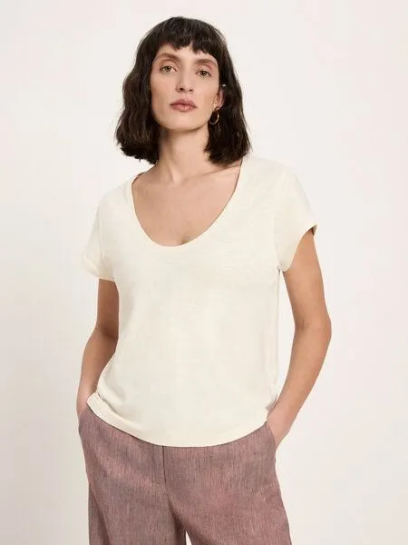 LANIUS LANIUS T-Shirt, Natural undyed, – Produktbild 2 von 4