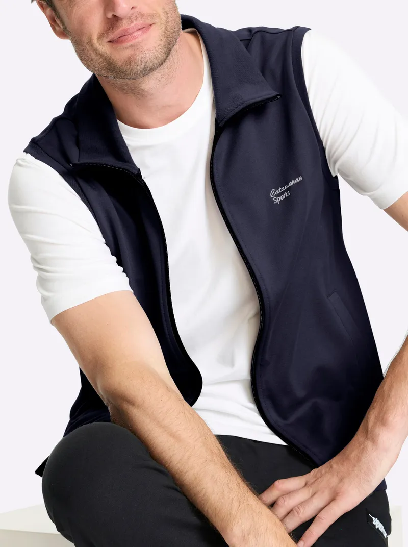 Catamaran Sports Sweatweste marine, Marine, – Produktbild 2 von 2