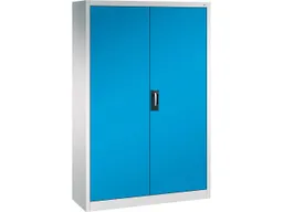 C+P C+P Stahlschrank mit Flügeltüren "Acurado" H1950xB1200xT400mm, Lichtgrau/Lichtblau – Produktbild 1 von 1