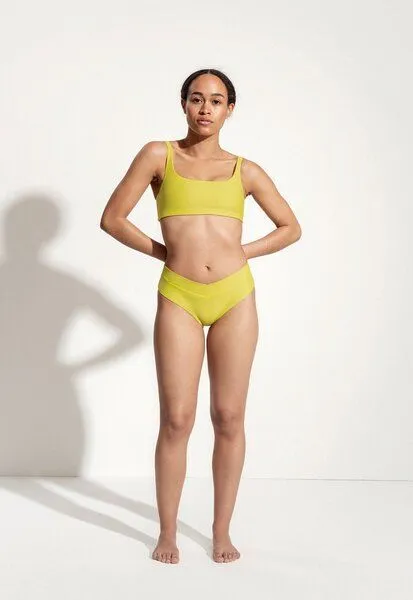 Oy Oy Bikini Oberteil „Vento“, Lime gelb, – Produktbild 3 von 4
