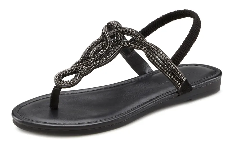 Lascana Zehentrenner schwarz, Schwarz, – Produktbild 2 von 3