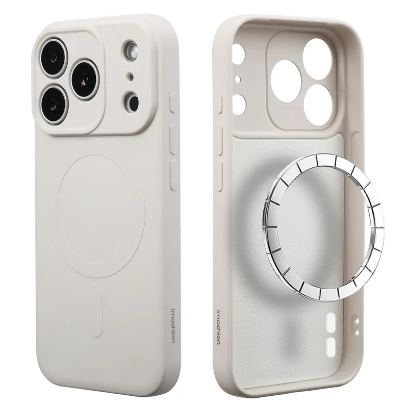 imoshion imoshion Color Back Cover mit MagSafe für das Apple iPhone 17 Pro, Beige, – Produktbild 1 von 1