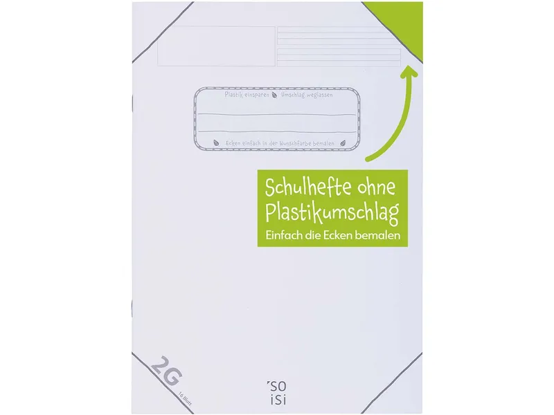 Soisi Soisi Recycling-Schulheft DIN A4 Nr. 2G lin. ohne Rand – Produktbild 1 von 1