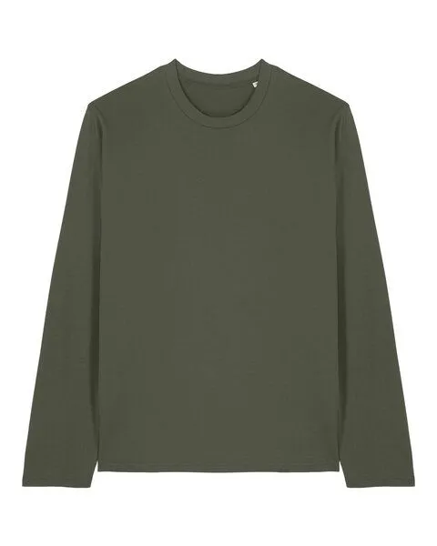 Greenspired Greenspired Umweltfreundliches Unisex-Langarmshirt aus 100 % Biobaumwolle 180 g/m² XXS-3XL, Khaki, – Produktbild 1 von 1