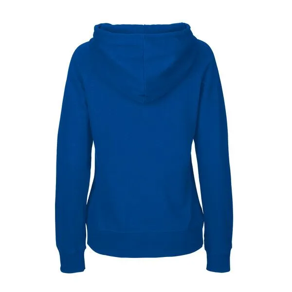 HANDGEDRUCKT HANDGEDRUCKT "Schlummerfuchs" Frauen Hoody Neutral, Royalblau, – Produktbild 3 von 4