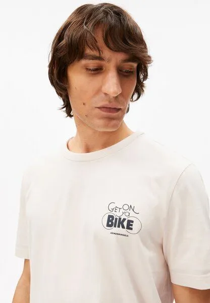 ARMEDANGELS ARMEDANGELS JAAMES BIKE Herren T-Shirt aus Bio-Baumwolle, Pure, – Produktbild 3 von 4