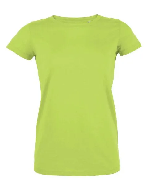 University of Soul University of Soul Damen T-Shirt aus Bio-Baumwolle "Lara", Zitrusgelb, – Produktbild 1 von 1