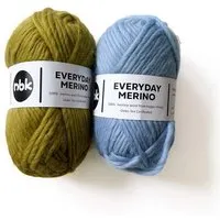 PANAPUFA PANAPUFA Merino-Seidengarn Wolle, Blau, – Produktbild 1 von 1