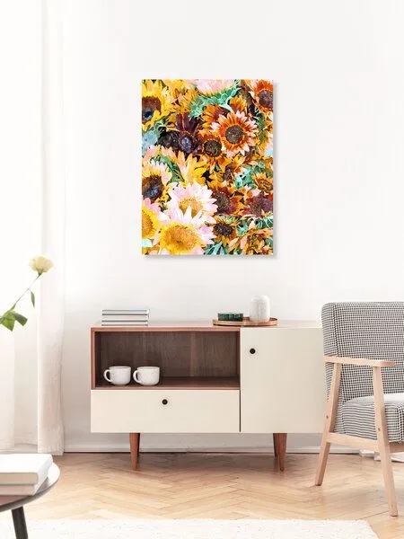 Photocircle Photocircle Poster / Leinwandbild - Summer Sunflowers – Produktbild 3 von 4