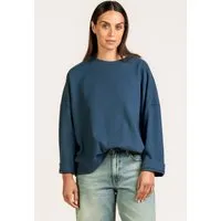 Kuyichi Kuyichi Damen vegan Pullover Hadley Langärmelig Ozeanblau – Produktbild 1 von 1
