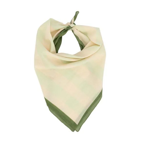 El Puente El Puente Halstuch "grün gestreift" | Fair Trade & Handmade aus Indien, Green, – Produktbild 1 von 3