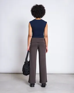 JAN N JUNE JAN 'N JUNE Damen vegan Leggings Foldover Naro Mud – Produktbild 1 von 1