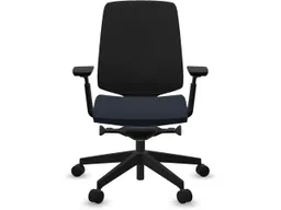 profim profim Bürodrehstuhl "LIGHT UP" mit Armlehnen, Gestell: schwarz, Sitz: blau – Produktbild 1 von 1