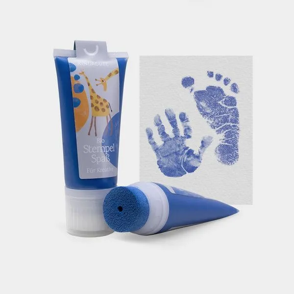 KINDACUTE KINDACUTE Bio Stempelspaß für Babys & Kids, Navy, – Produktbild 1 von 4